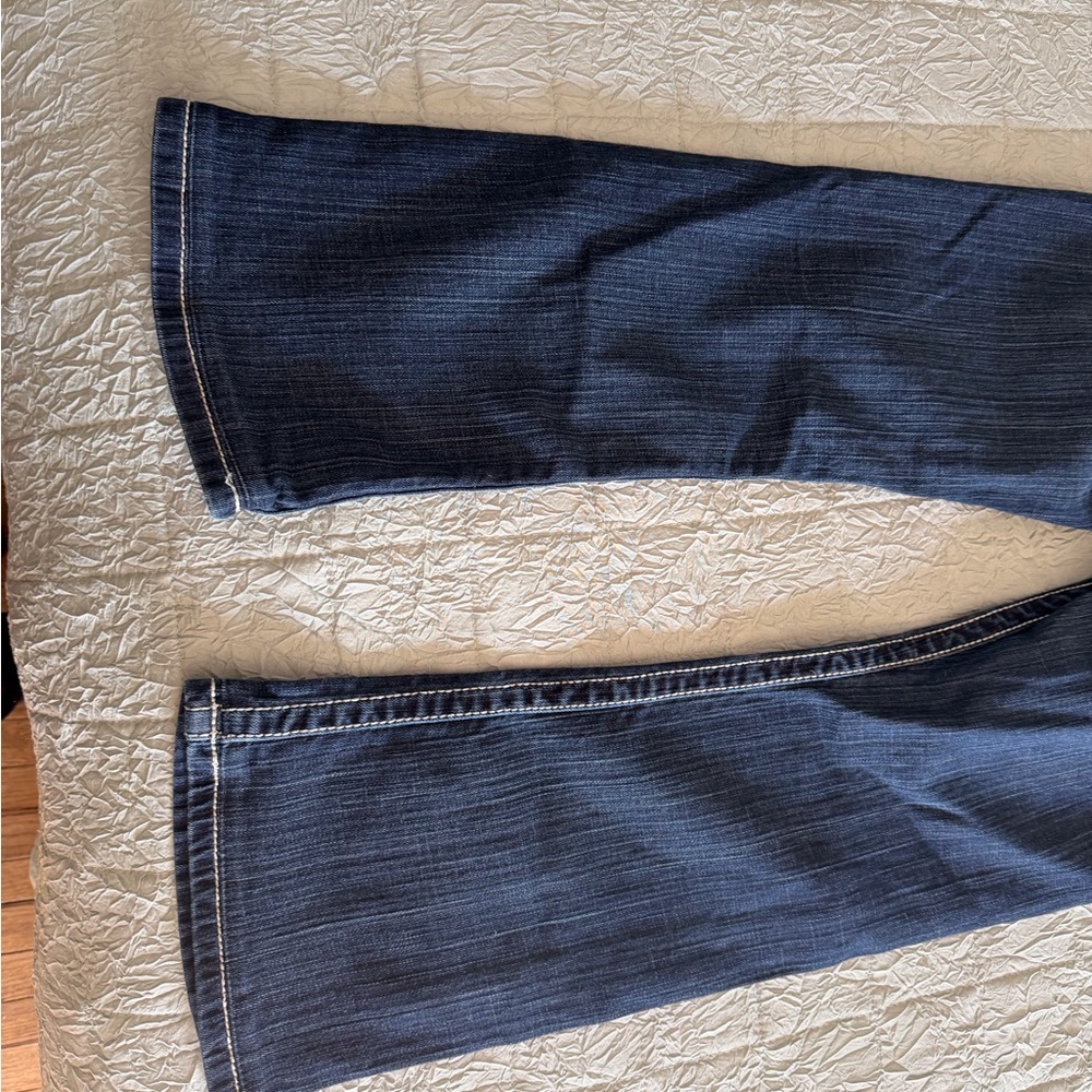 BKE Dark Blue Bootcut Kids Jeans - Picture 9 of 9